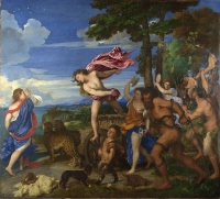 Bacchus and Ariadne Titian Canvas Print wall art print | PrintPosters.in
